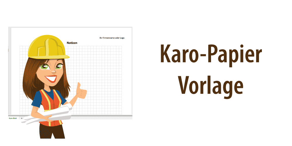 Header für Artikel "Karo-Papier mit Excel oder als PDF"