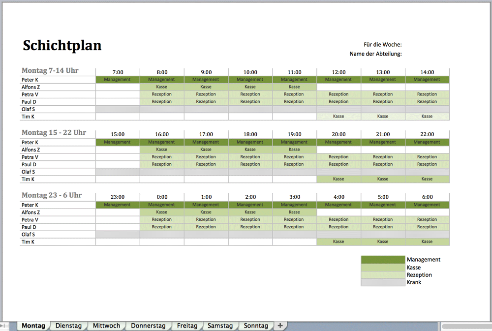 Featured image of post Excel Dienstplan Automatisch Erstellen