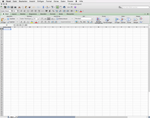 Excel 2011 Mac öffnen - Excelvorlage erstellen