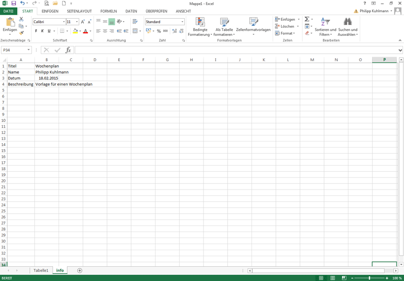 Wochenplan Vorlage Tabellenvorlagen Leer : Wochenplan ...