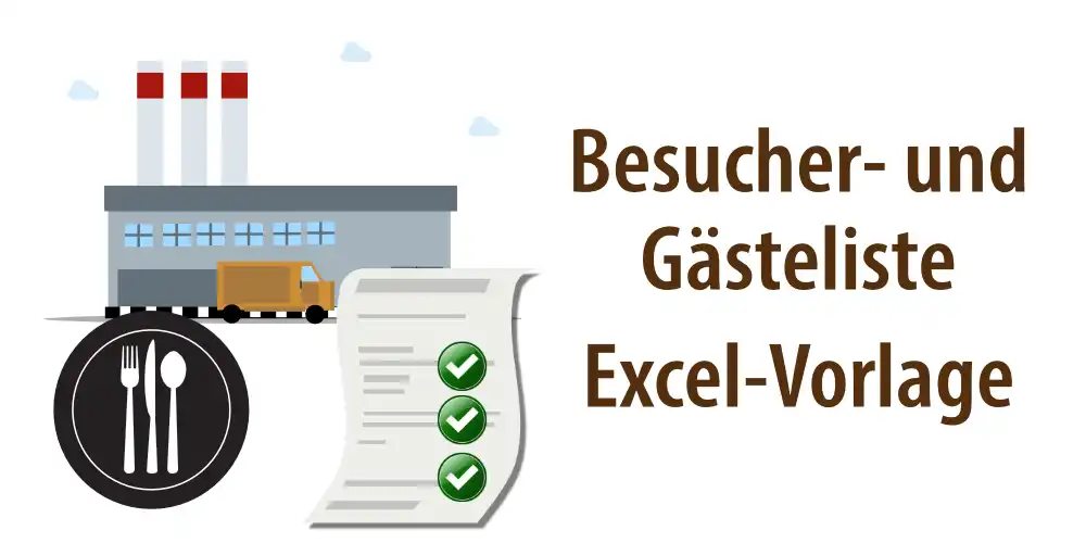 Titelbild für Artikel "Besucherliste und Gästeliste Excel Vorlage"