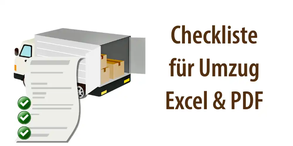 Header für Artikel "Umzugs-Checkliste Excel Vorlage & PDF"