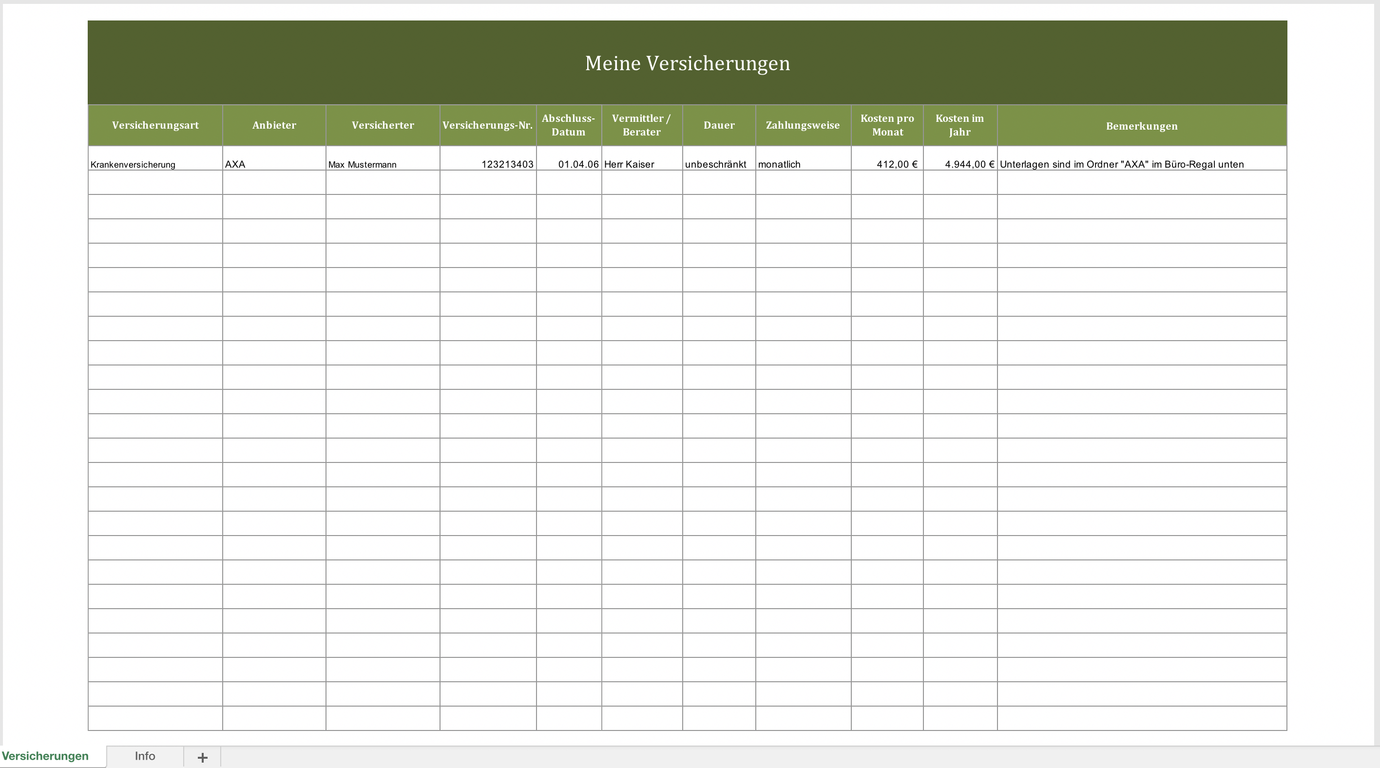 Excel Vorlage Angebotsvergleich Kostenlos