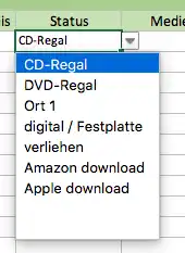 Praktische Dropdown-Auswahl