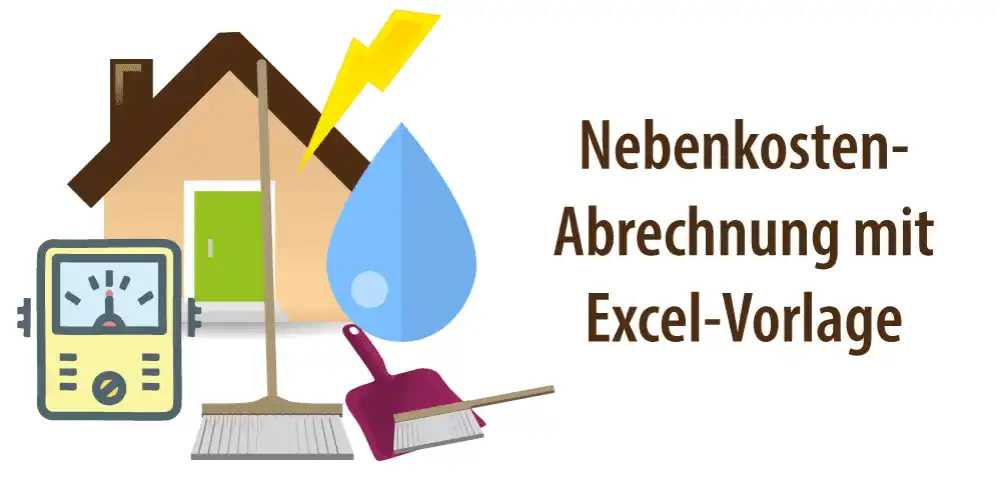 Header für Artikel: "Excel Vorlage Nebenkostenabrechnung für Vermieter - kostenlos"