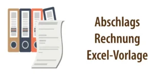 Headergrafik für den Artikel "Abschlagsrechnung als Excel-Vorlage"