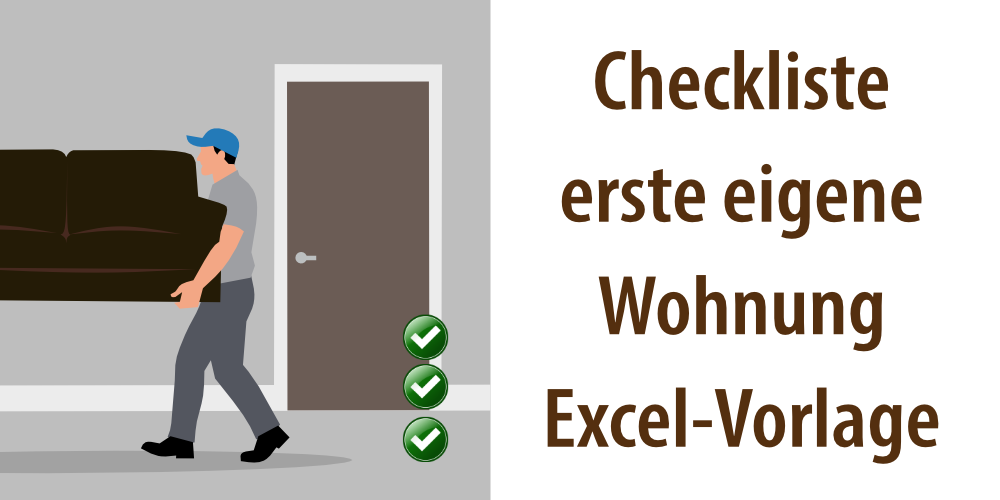 Header für Artikel "Checkliste für erste eigene Wohnung mit Excel"